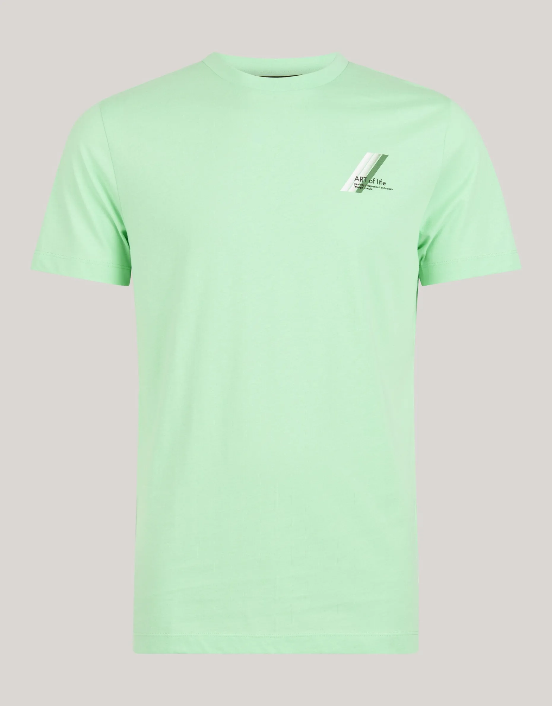 Art T-shirt Lichtgroen