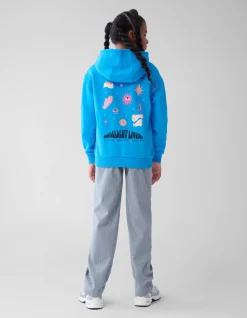 Artwork Hoodie Blauw
