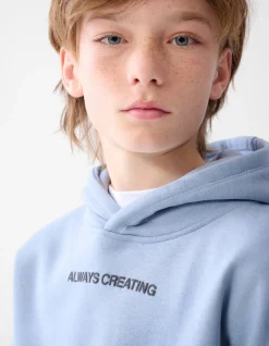 Artwork Hoodie blauw