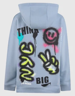Artwork Hoodie blauw