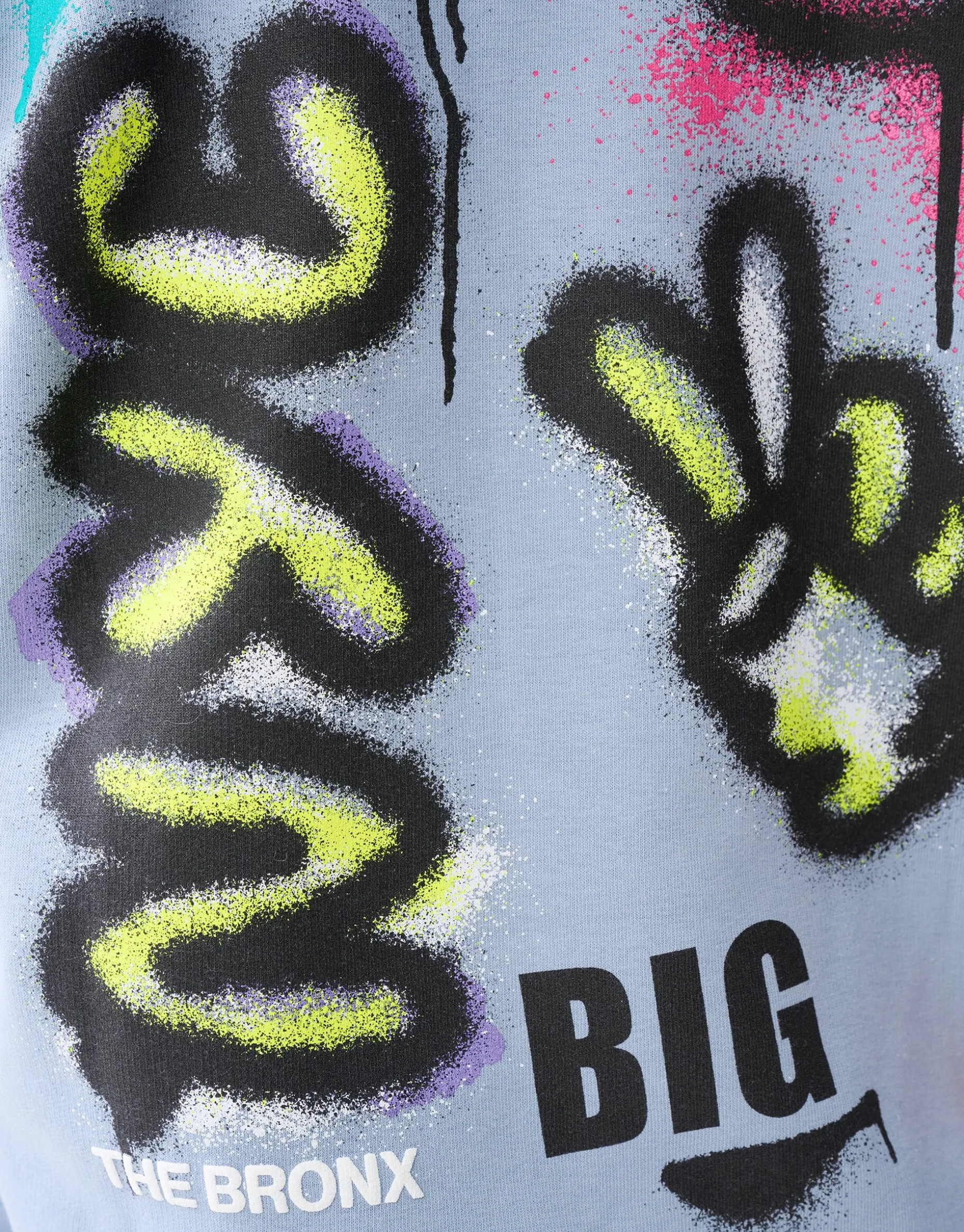 Artwork Hoodie blauw