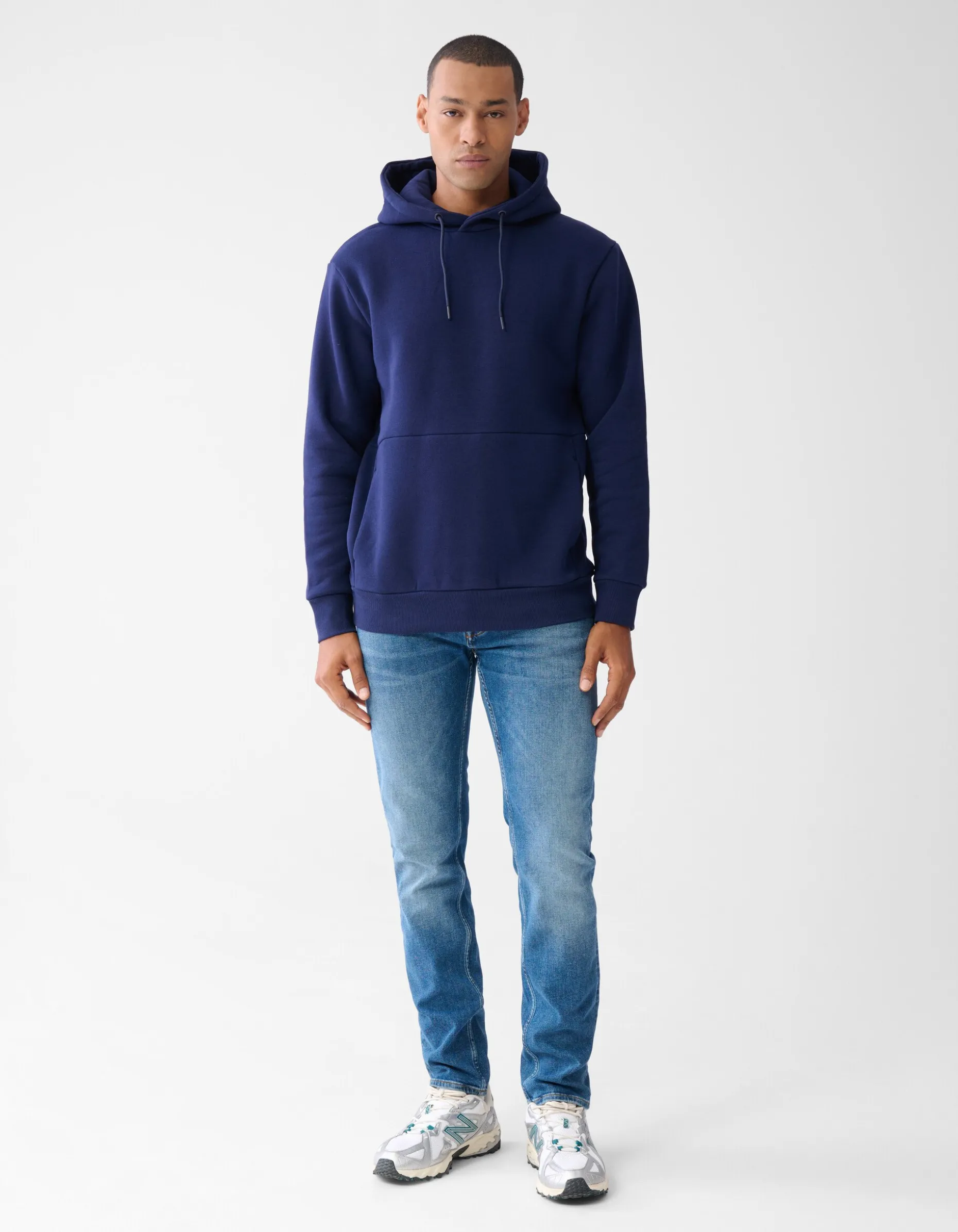 Artwork Hoodie Donkerblauw
