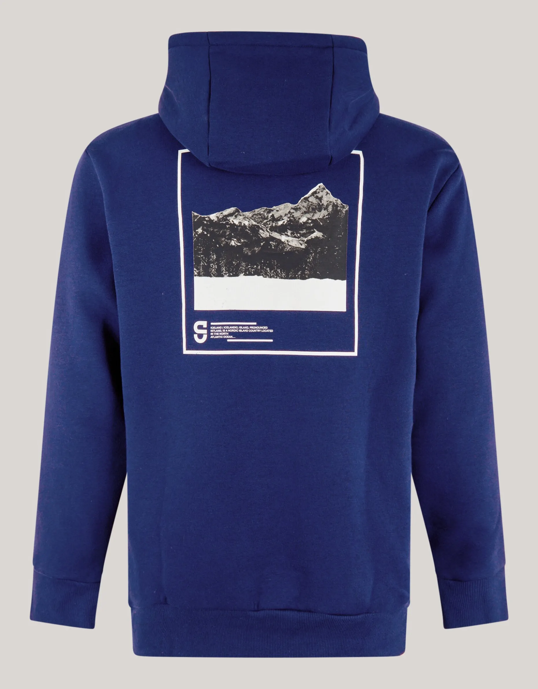 Artwork Hoodie Donkerblauw