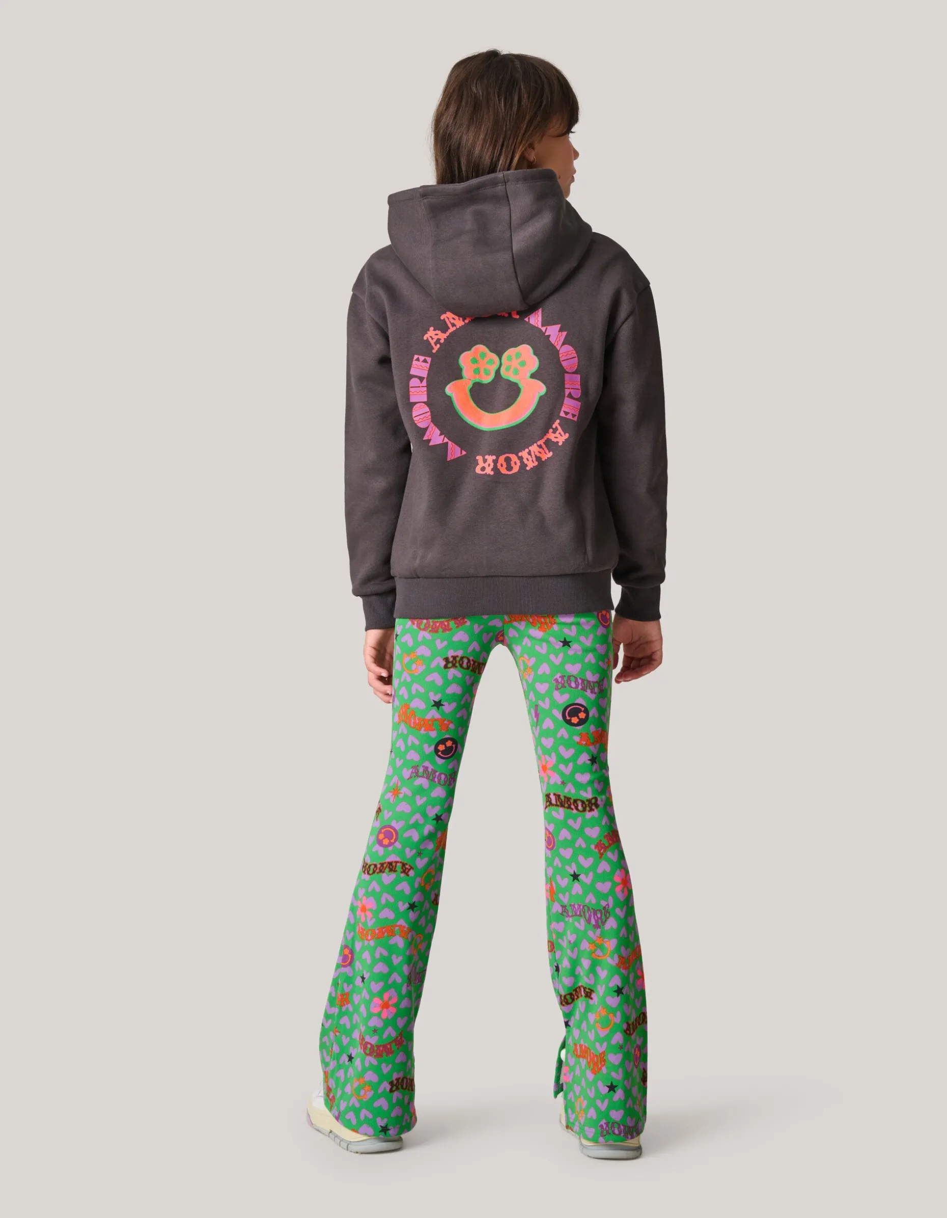 Artwork Hoodie Donkergrijs