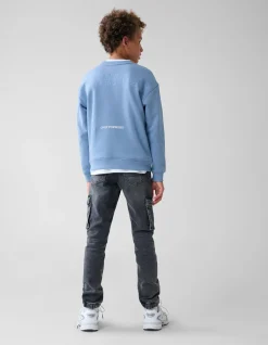 Artwork Sweater Blauw