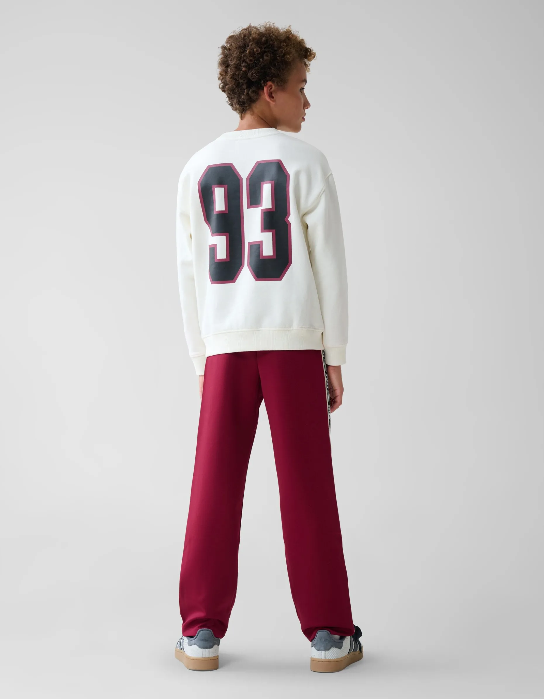 Artwork Sweater Gebroken Wit