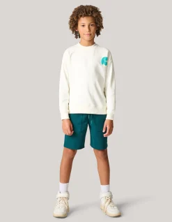 Artwork Sweater Gebroken Wit