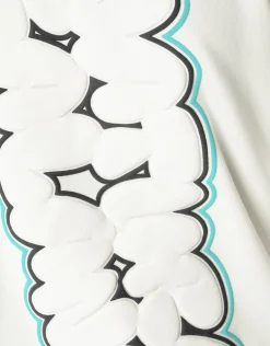 Artwork Sweater Gebroken Wit