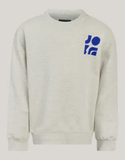 Artwork Sweater Lichtgrijs