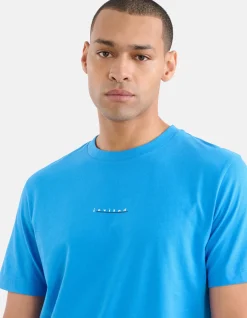 Artwork T-shirt Blauw