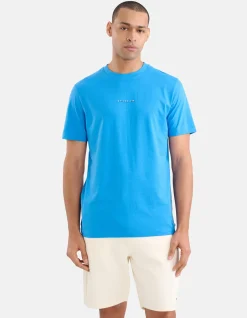Artwork T-shirt Blauw