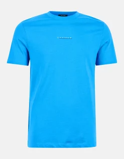 Artwork T-shirt Blauw