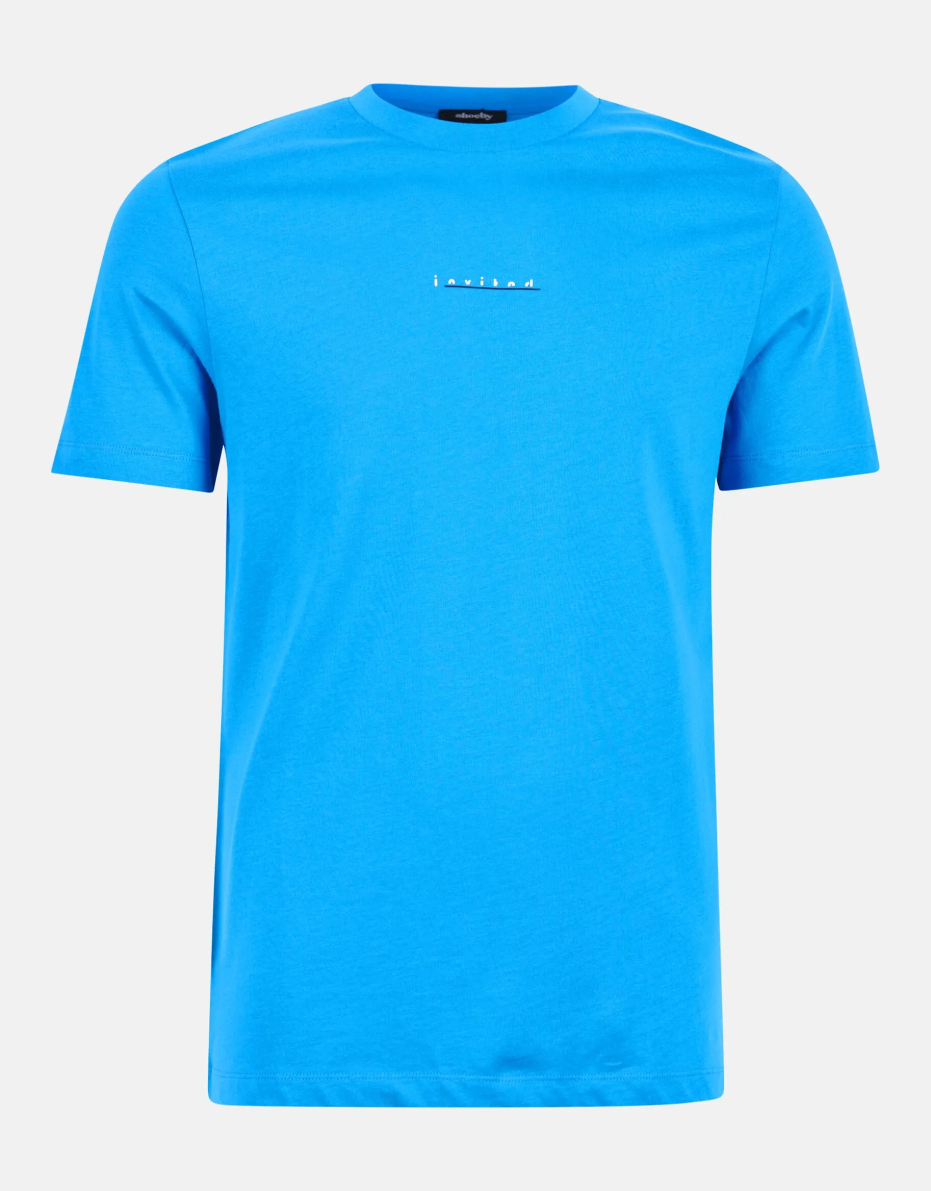 Artwork T-shirt Blauw