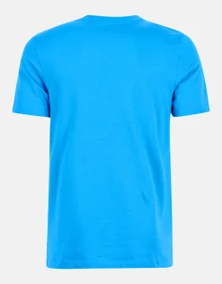 Artwork T-shirt Blauw