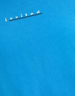 Artwork T-shirt Blauw