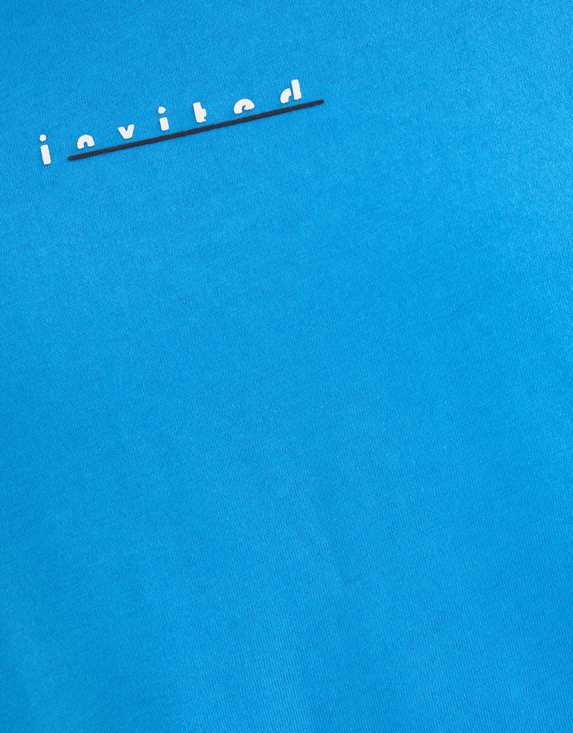 Artwork T-shirt Blauw