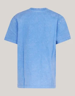 Artwork T-shirt Blauw