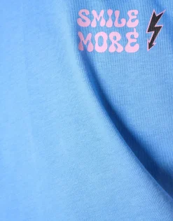 Artwork T-shirt Blauw