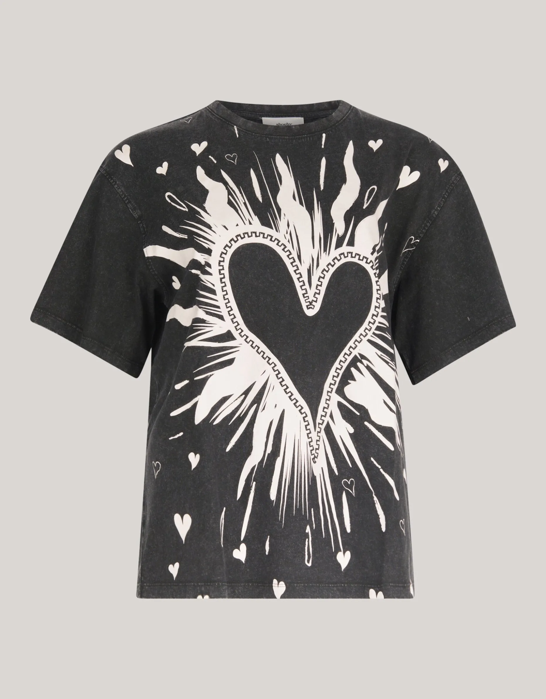 Artwork T-shirt Donkergrijs