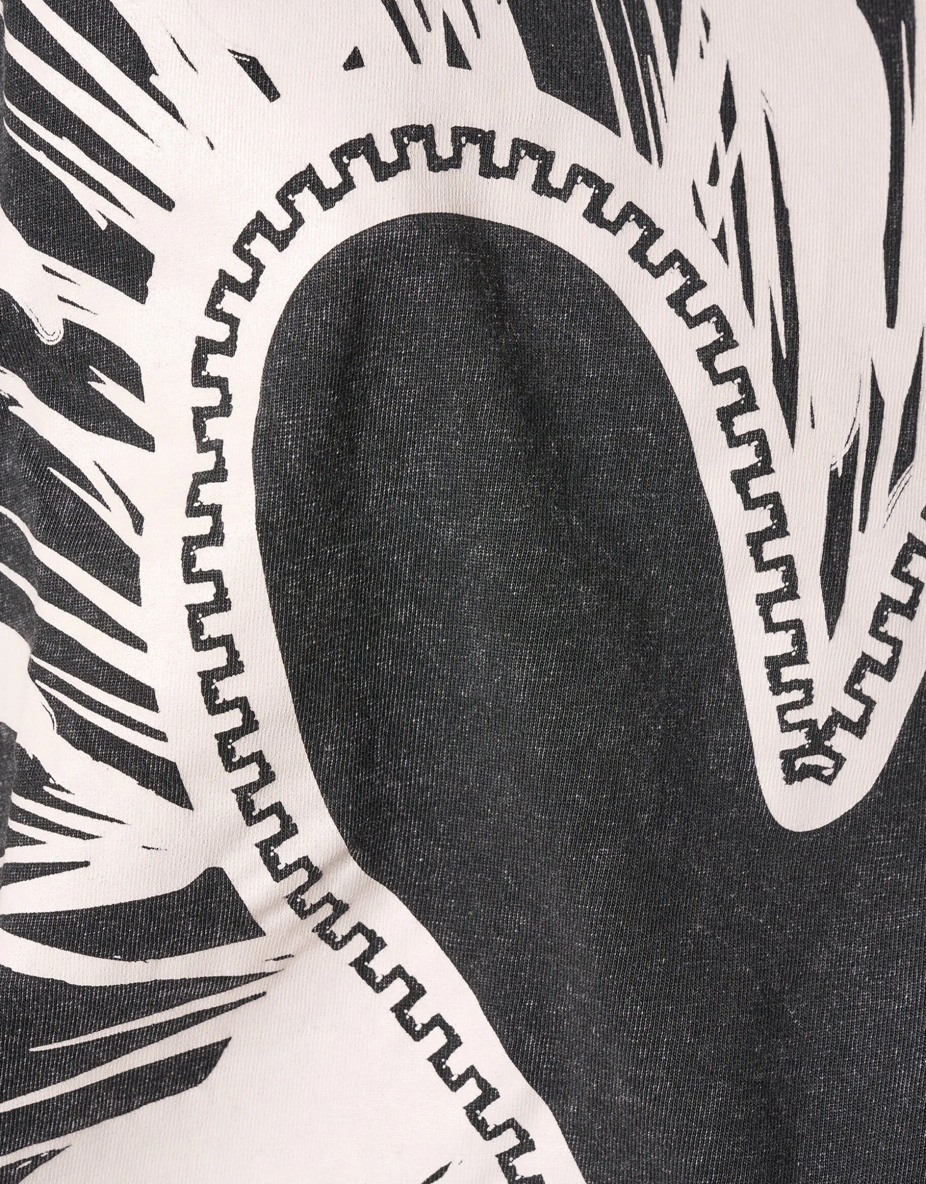 Artwork T-shirt Donkergrijs