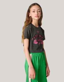 Artwork T-shirt Donkergrijs