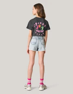 Artwork T-shirt Donkergrijs