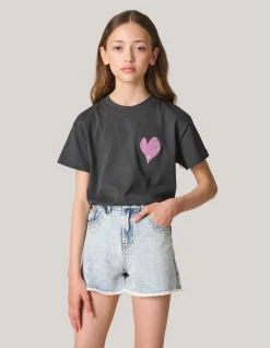 Artwork T-shirt Donkergrijs