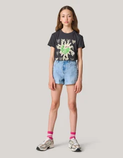 Artwork T-shirt Donkergrijs