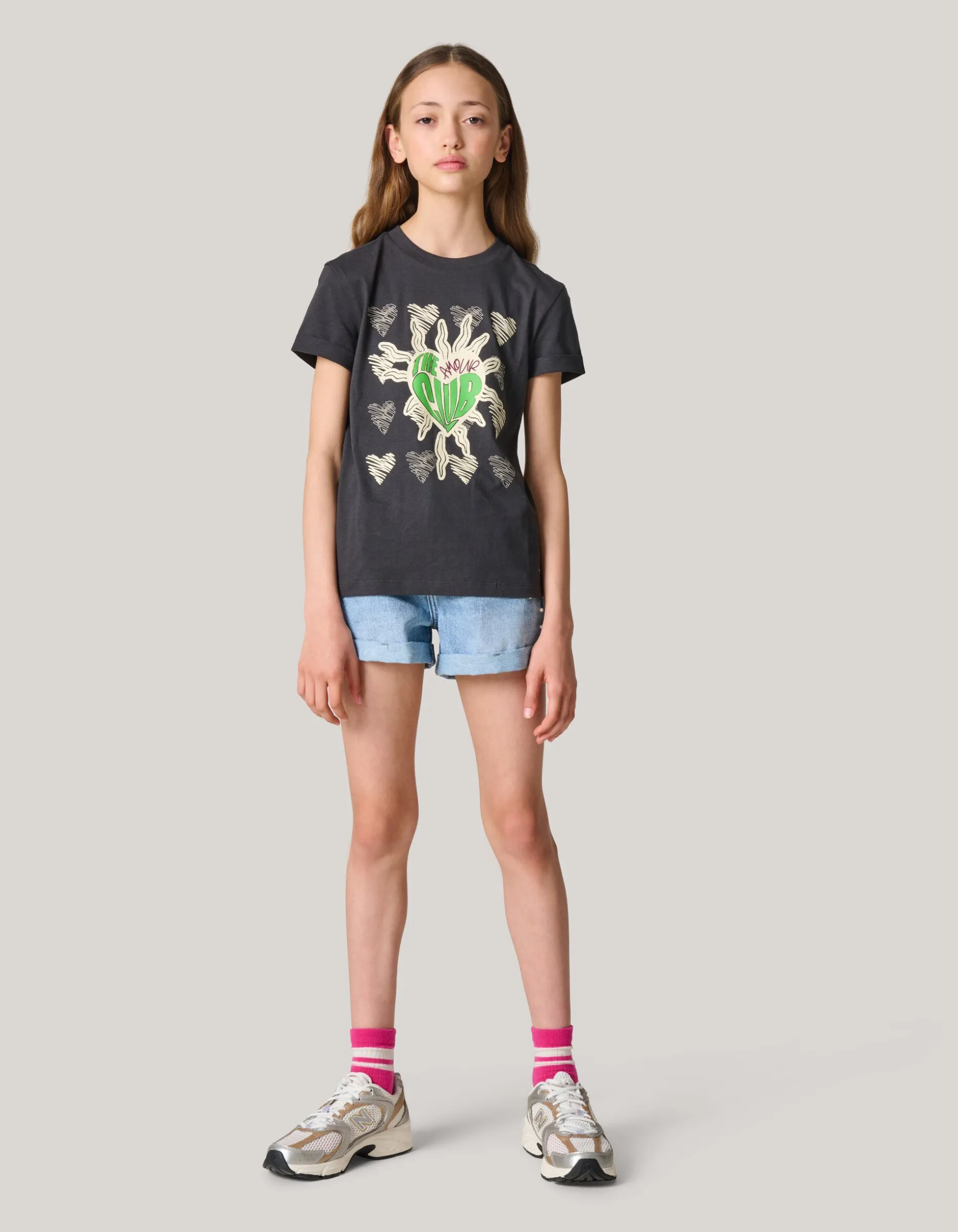Artwork T-shirt Donkergrijs