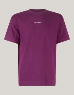 Artwork T-shirt Donkerrood