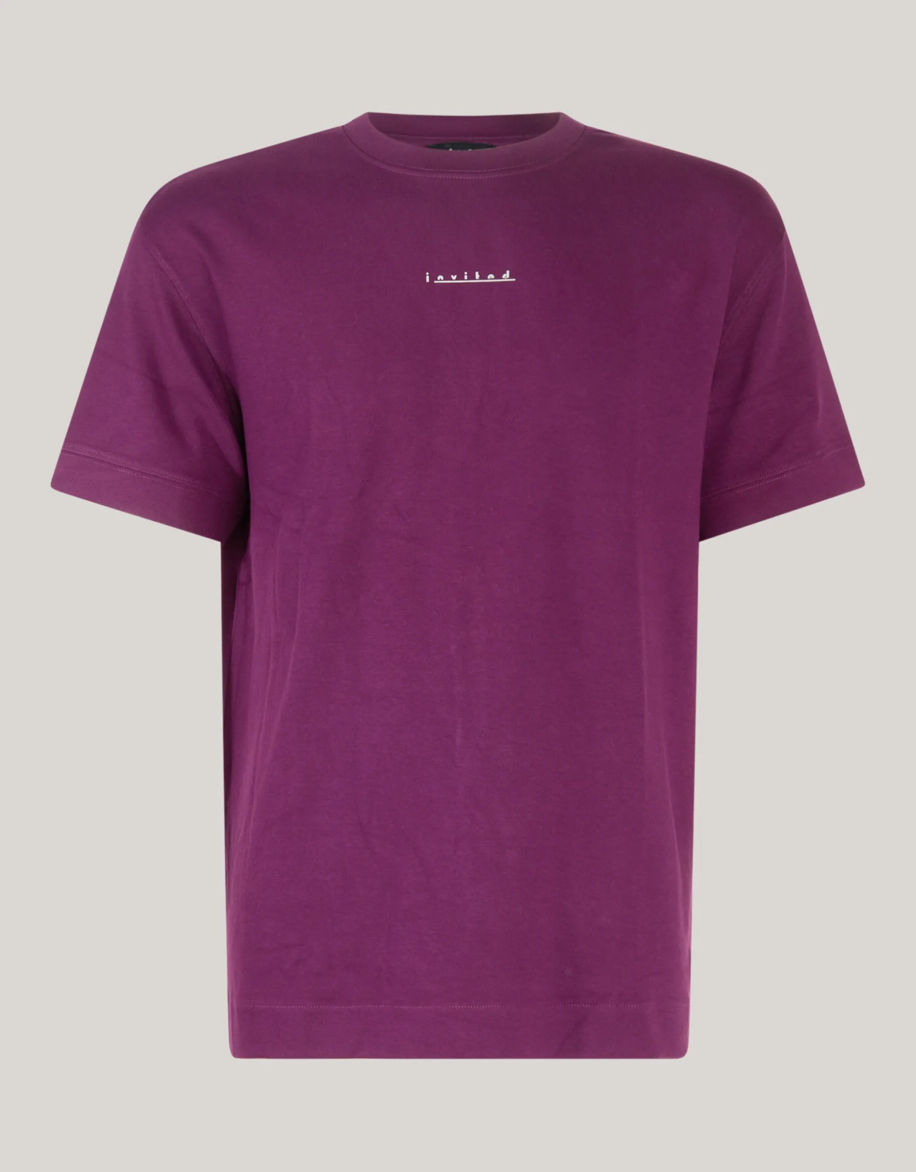 Artwork T-shirt Donkerrood