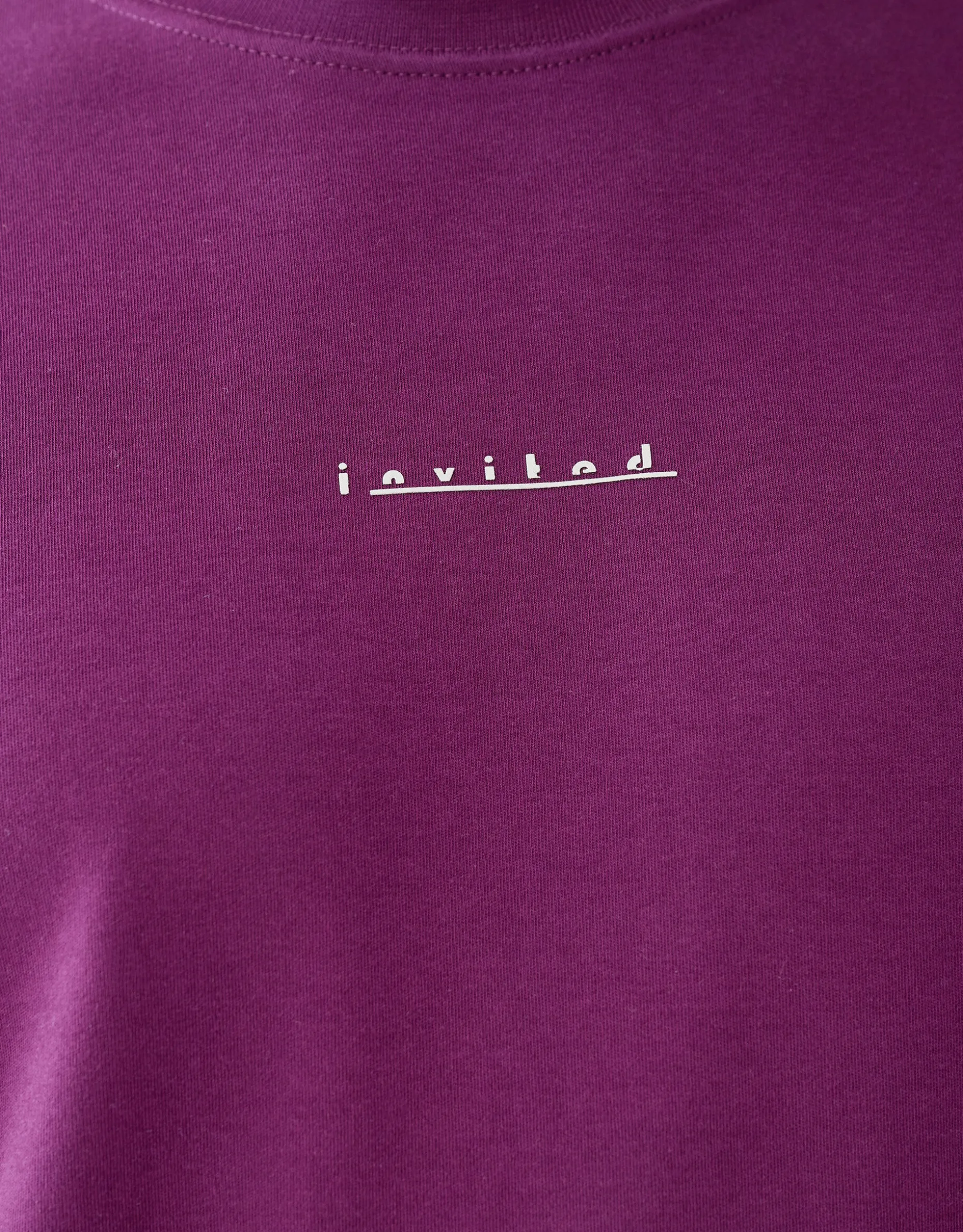 Artwork T-shirt Donkerrood