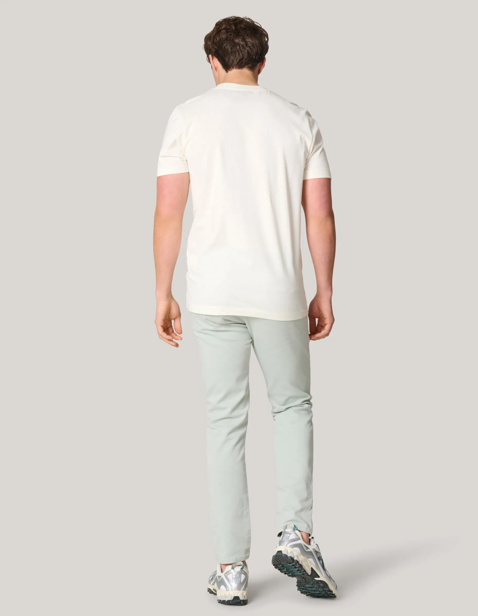 Artwork T-shirt Gebroken Wit