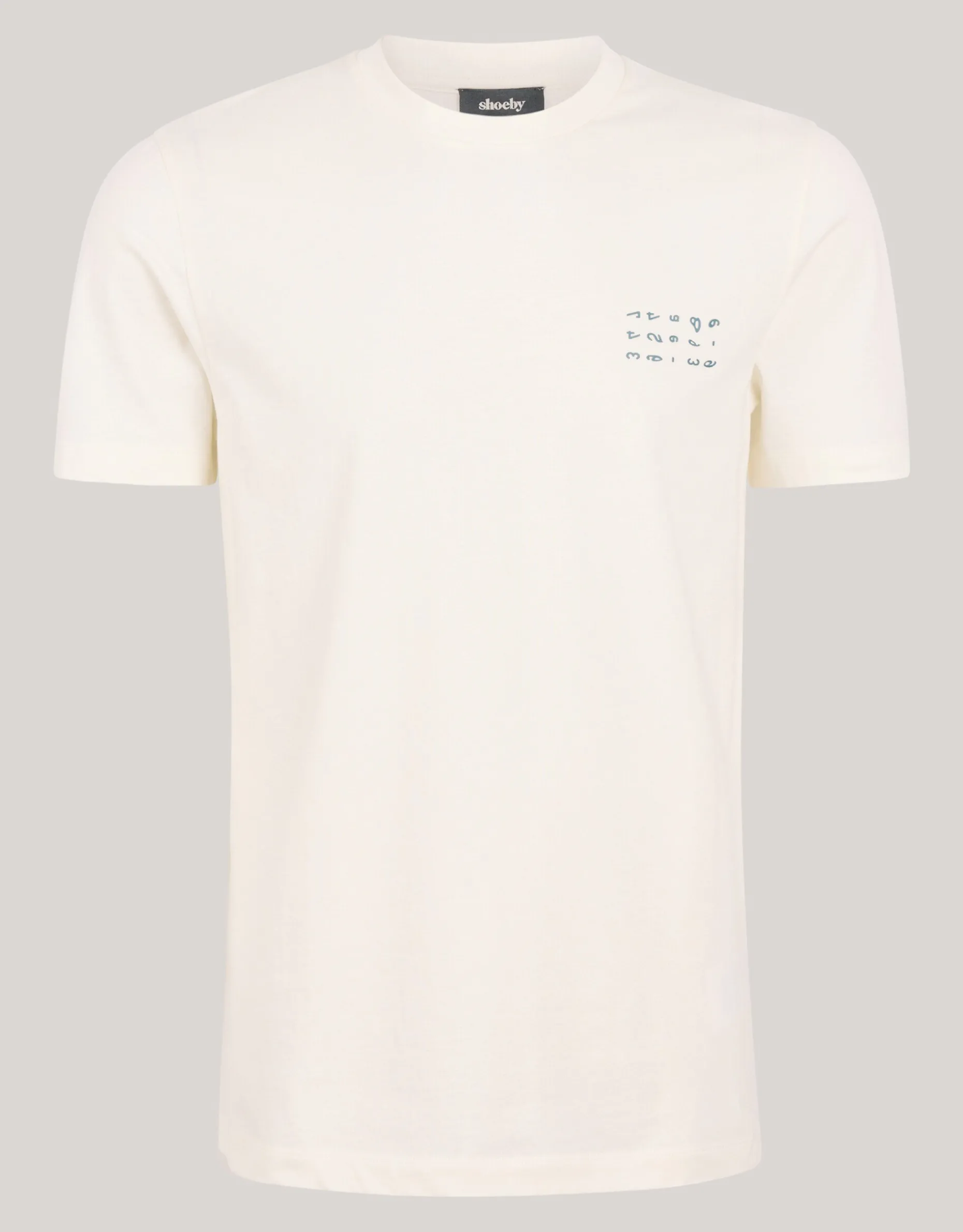 Artwork T-shirt Gebroken Wit