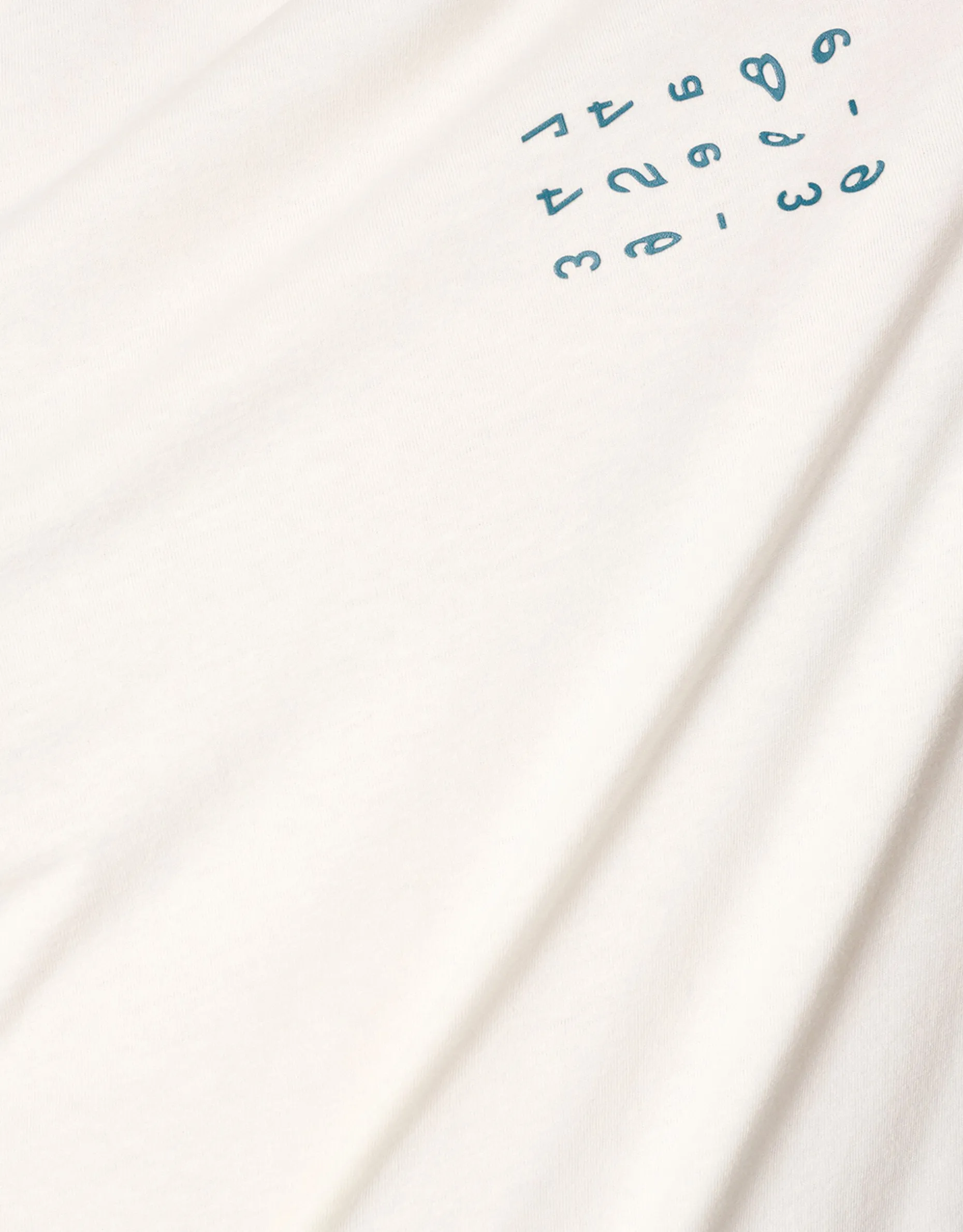 Artwork T-shirt Gebroken Wit