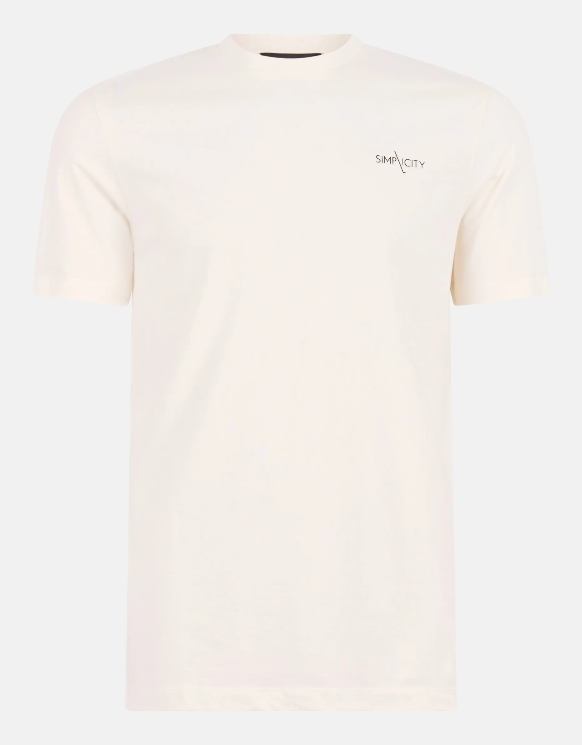 Artwork T-shirt Gebroken Wit