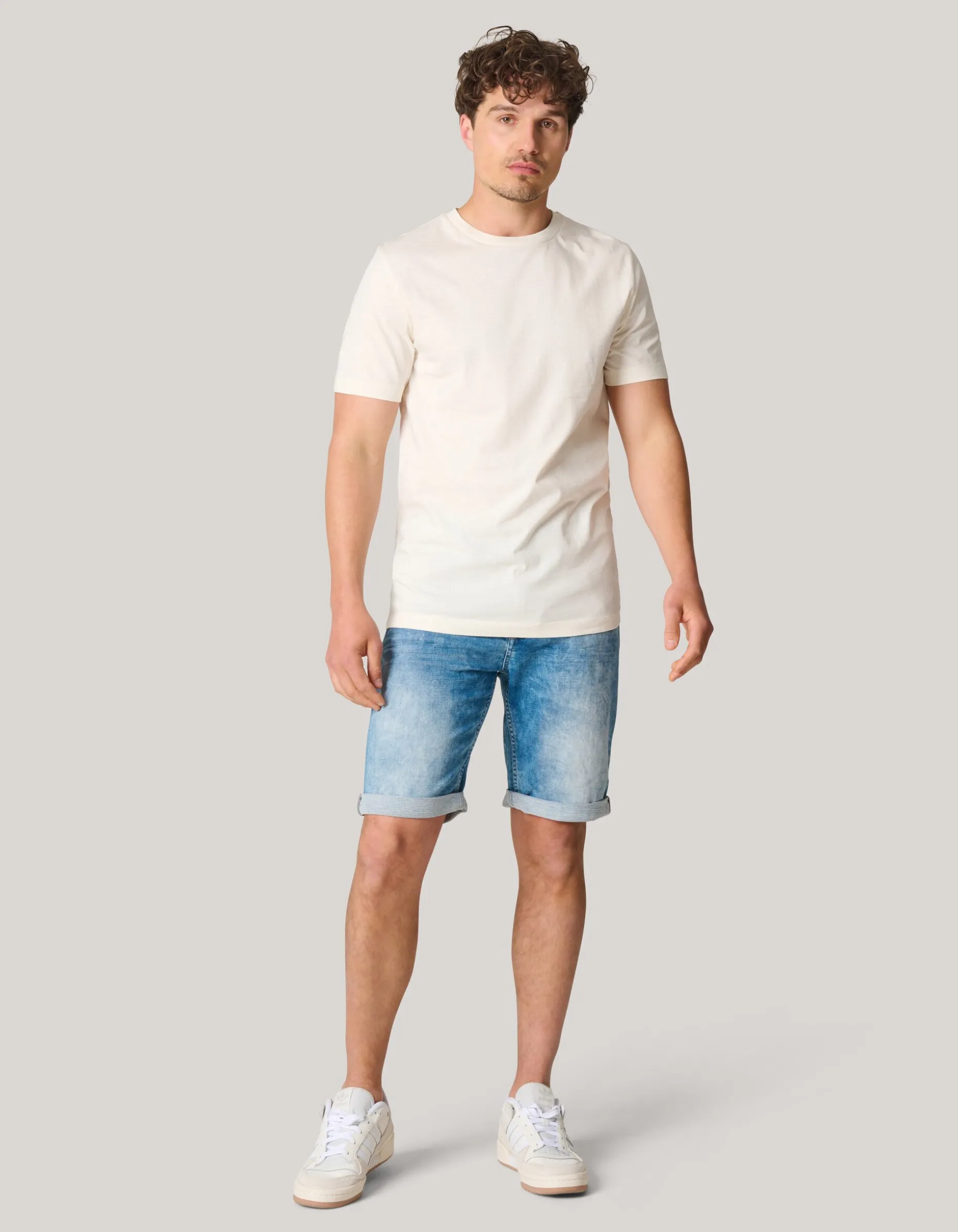 Artwork T-shirt Gebroken Wit