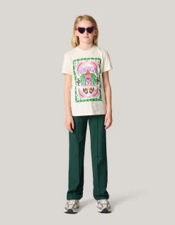 Artwork T-shirt Gebroken Wit