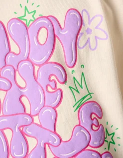 Artwork T-shirt Gebroken Wit