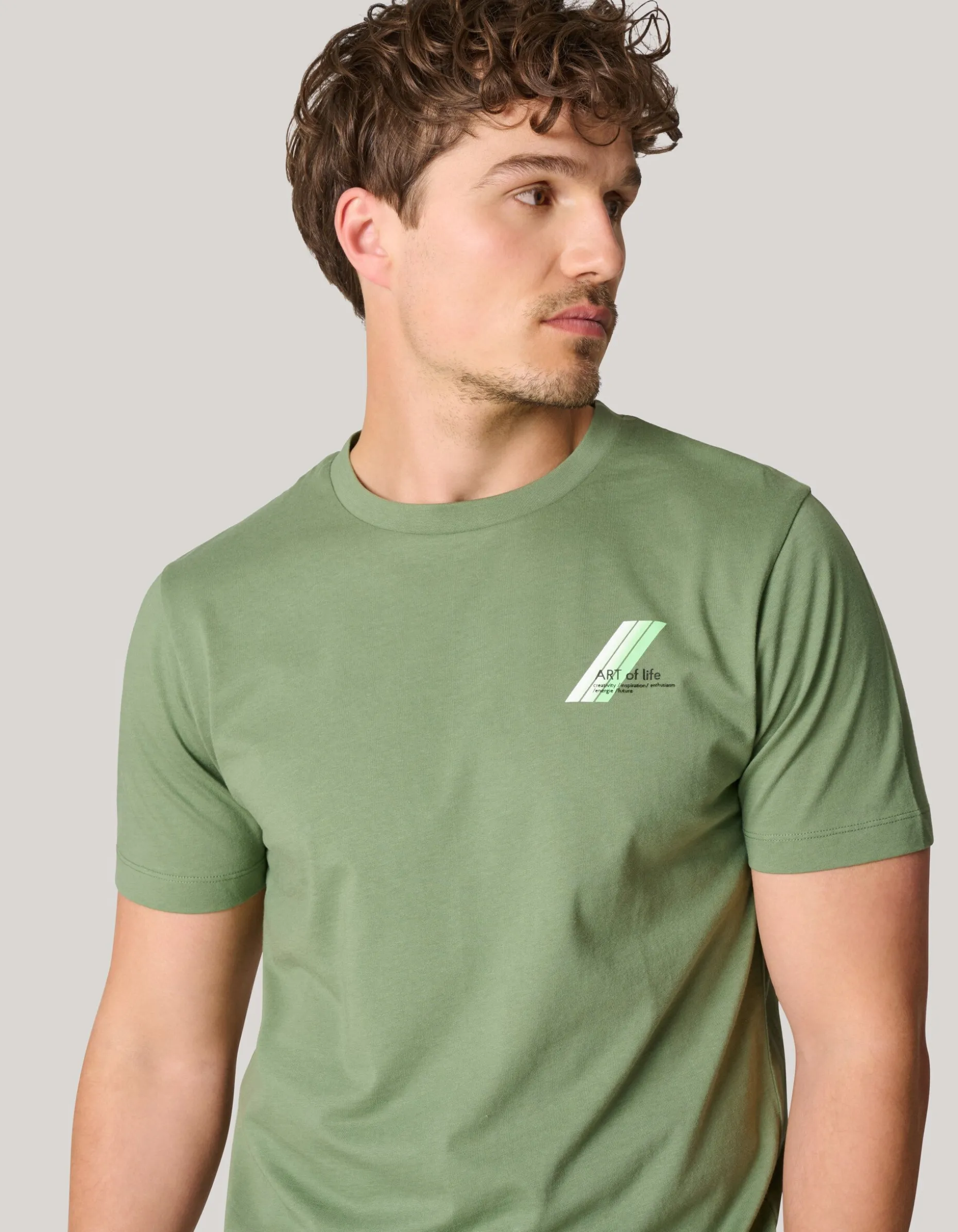 Artwork T-shirt Groen