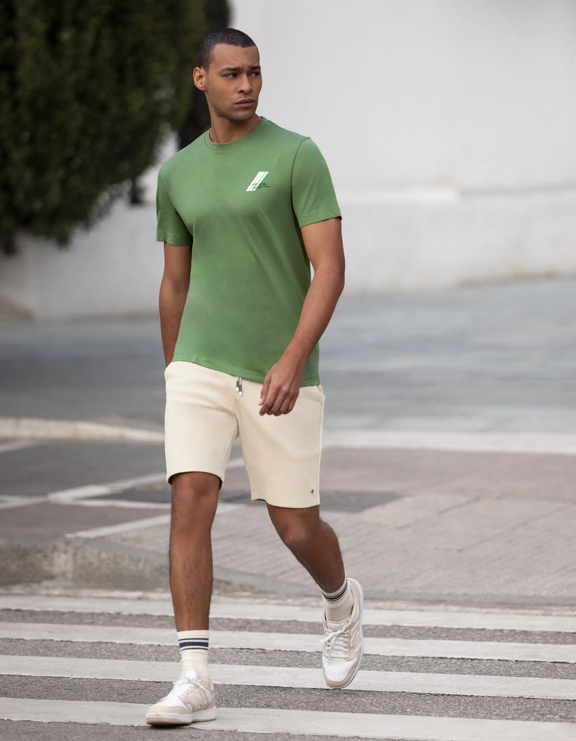 Artwork T-shirt Groen