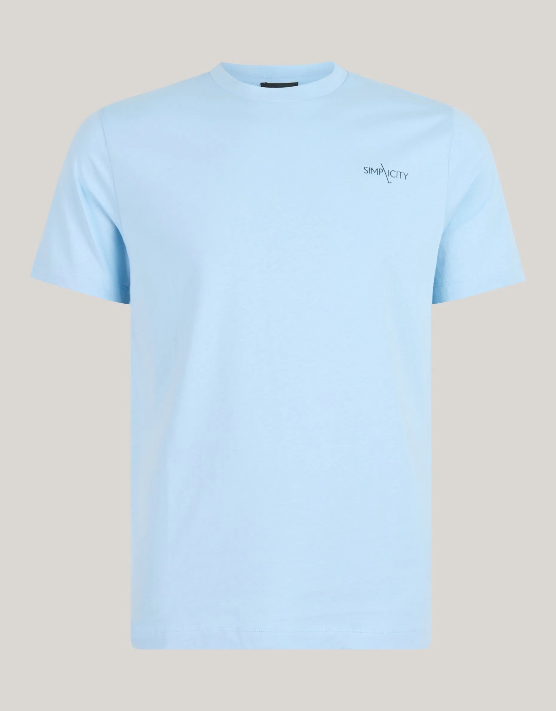 Artwork T-shirt Lichtblauw