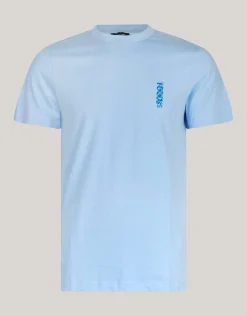 Artwork T-shirt Lichtblauw