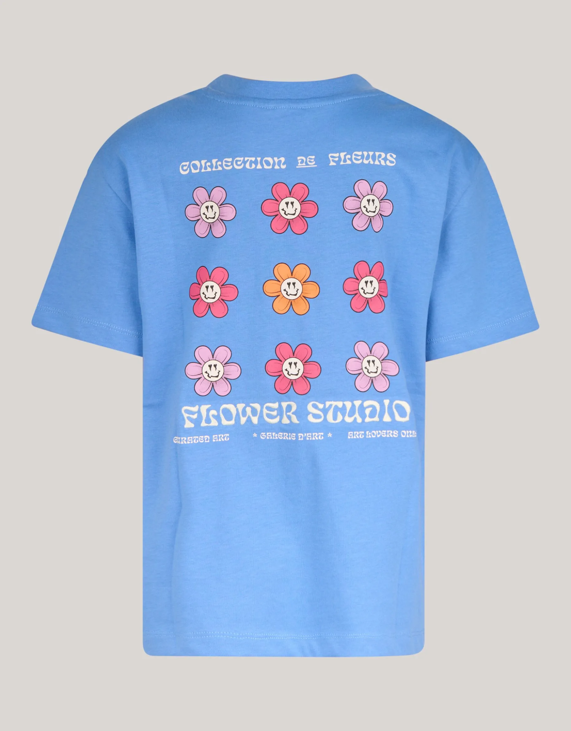 Artwork T-shirt Lichtblauw