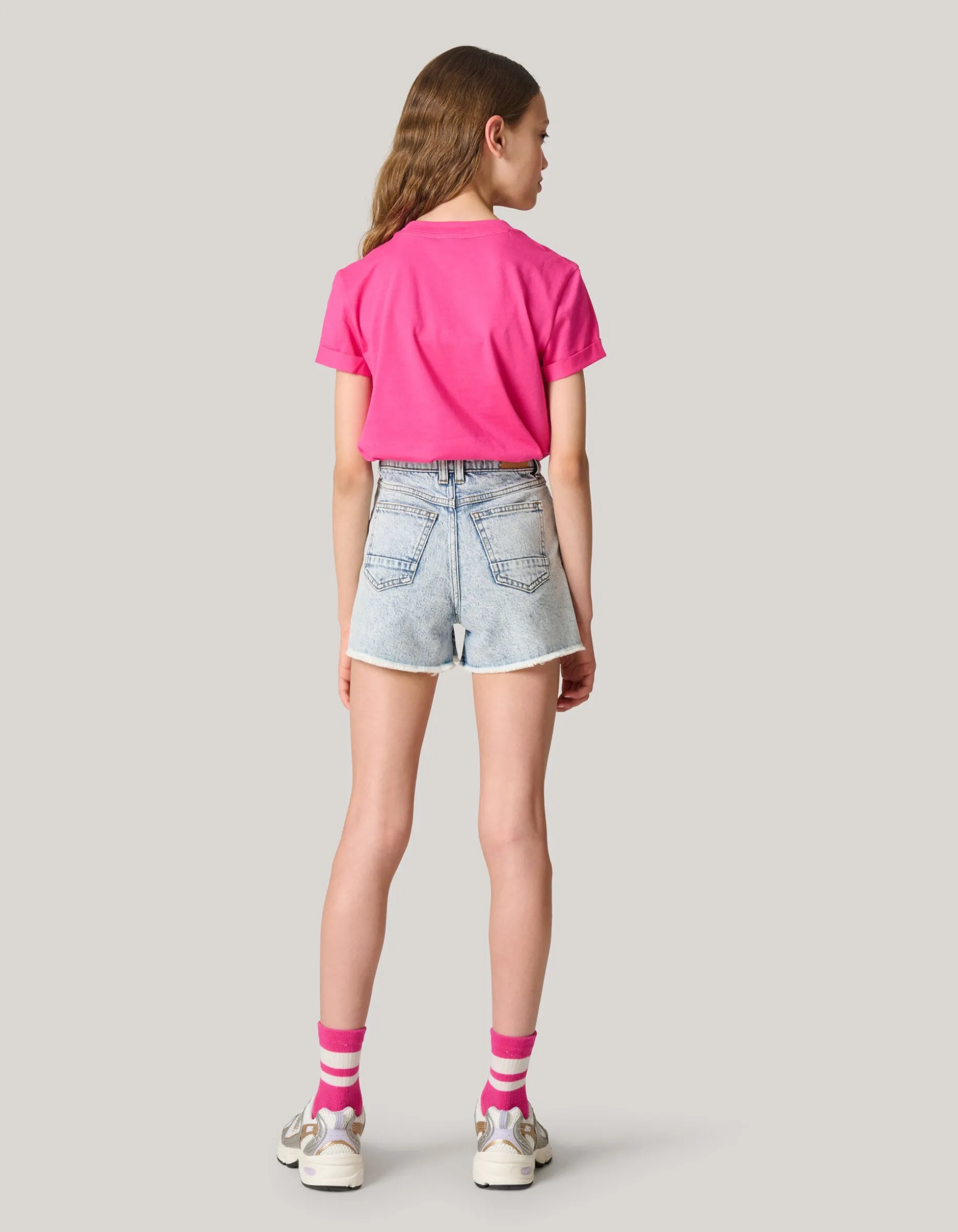 Artwork T-shirt Roze