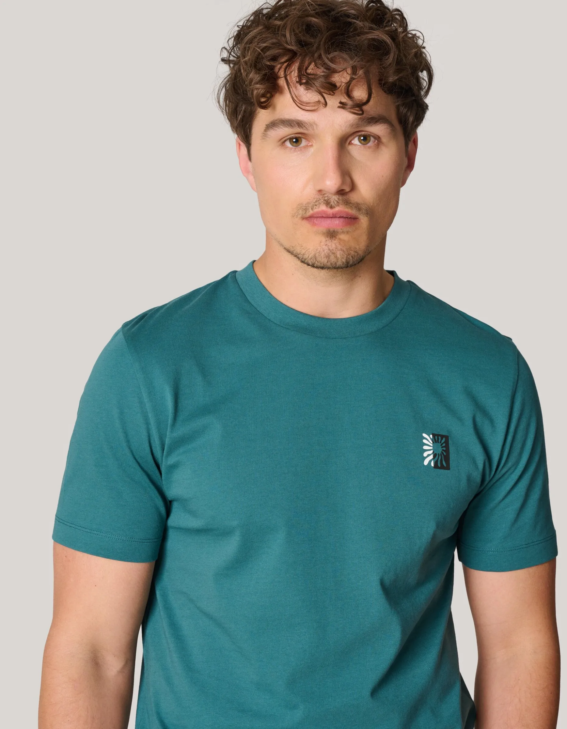 Artwork T-shirt Turquoise