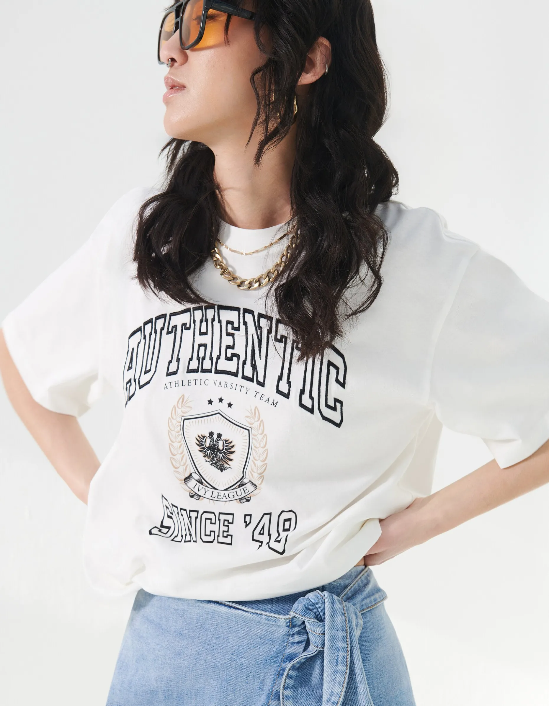 Artwork T-shirt Wit