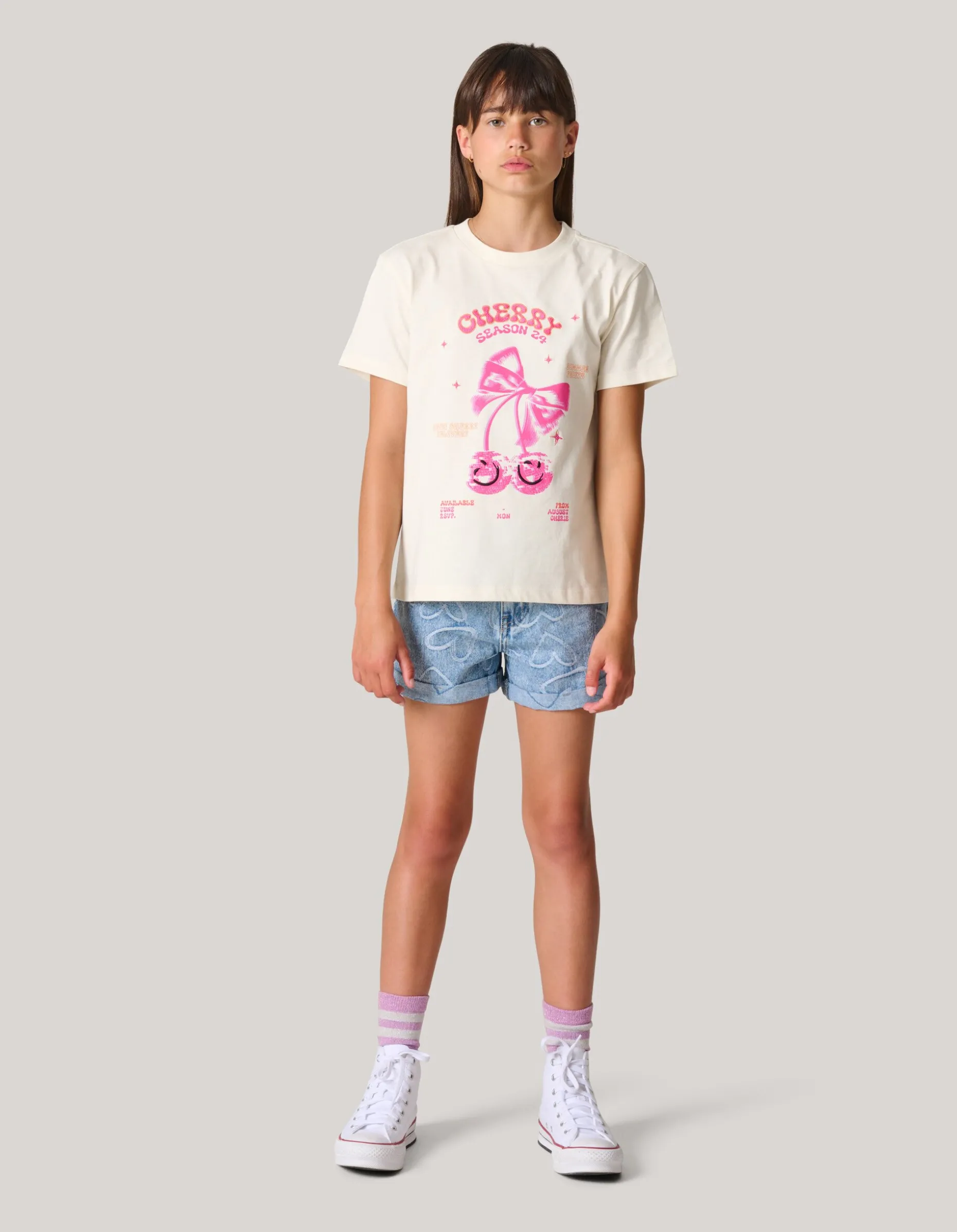 Artwork T-shirt Wit