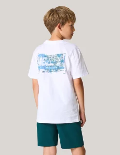 Artwork T-shirt Wit