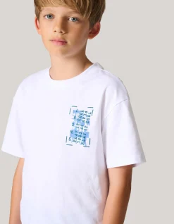 Artwork T-shirt Wit